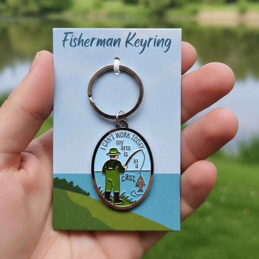 Fish Keyring Fishing Keyring — Flory's Online