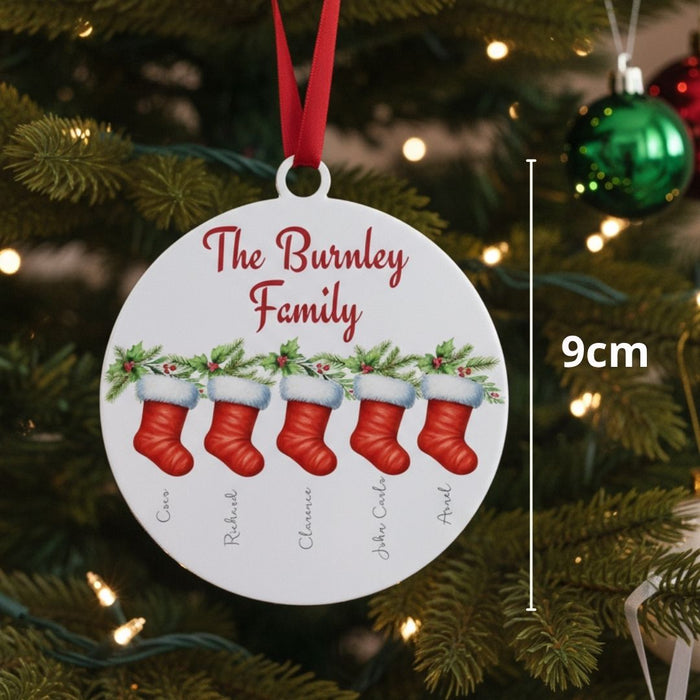 Gift-boxed Christmas Family Stockings Decoration (You Can Personalise Me!)