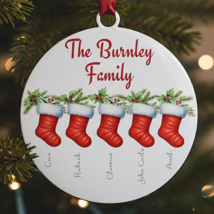 Gift-boxed Christmas Family Stockings Decoration (You Can Personalise Me!)
