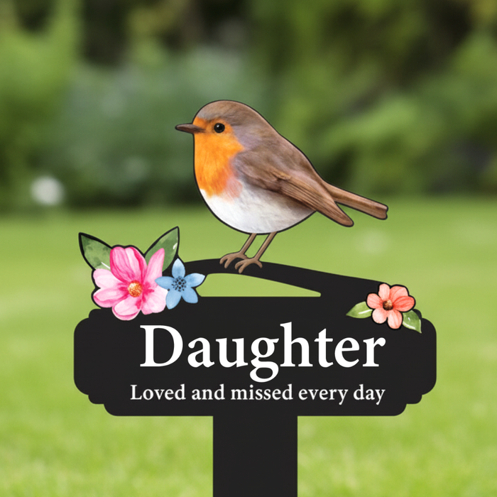 'Daughter' Large Robin Pot Stake