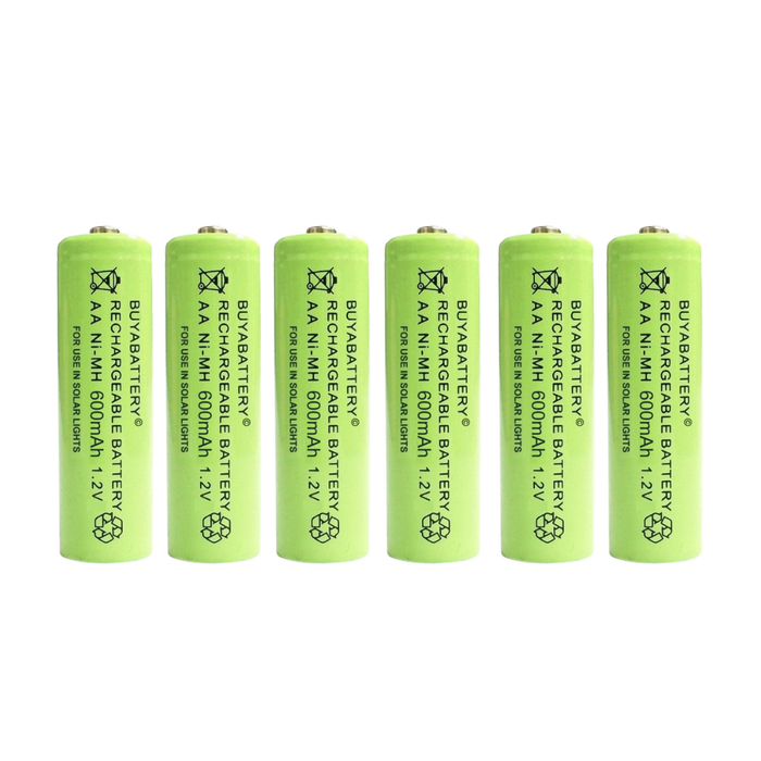 Pack of 6 Rechargable Batteries