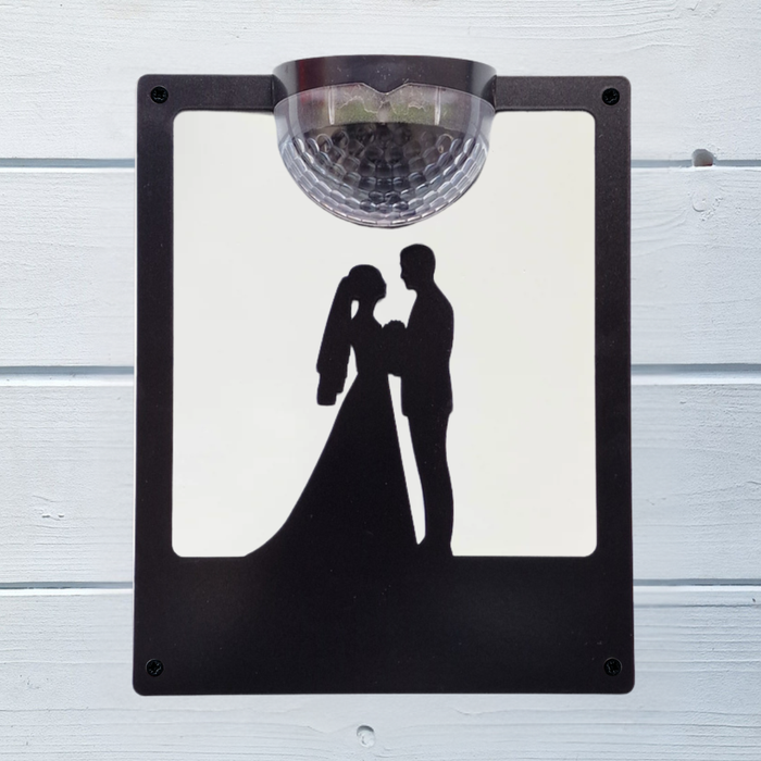 Wedding Solar Light Wall Plaque (You Can Personalise Me!)