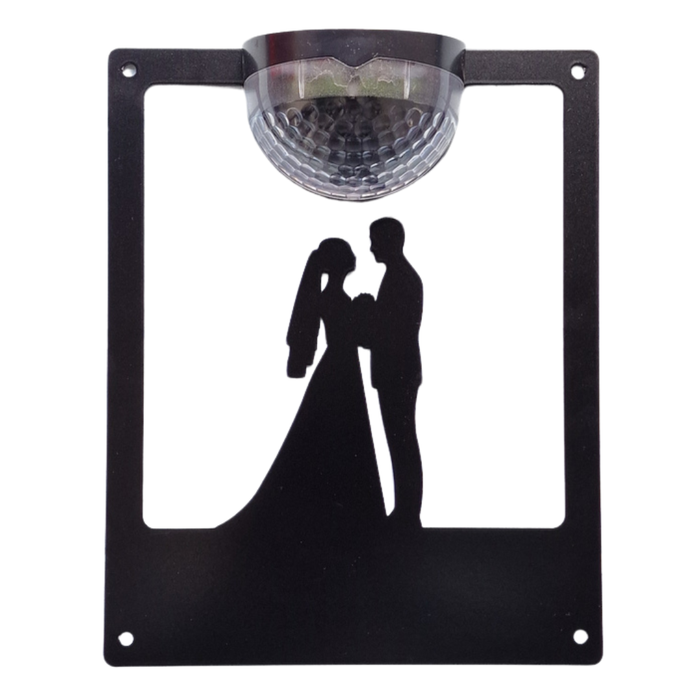 Wedding Solar Light Wall Plaque (You Can Personalise Me!)