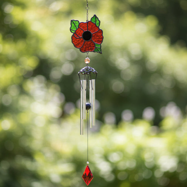Suncatcher Poppy Windchime