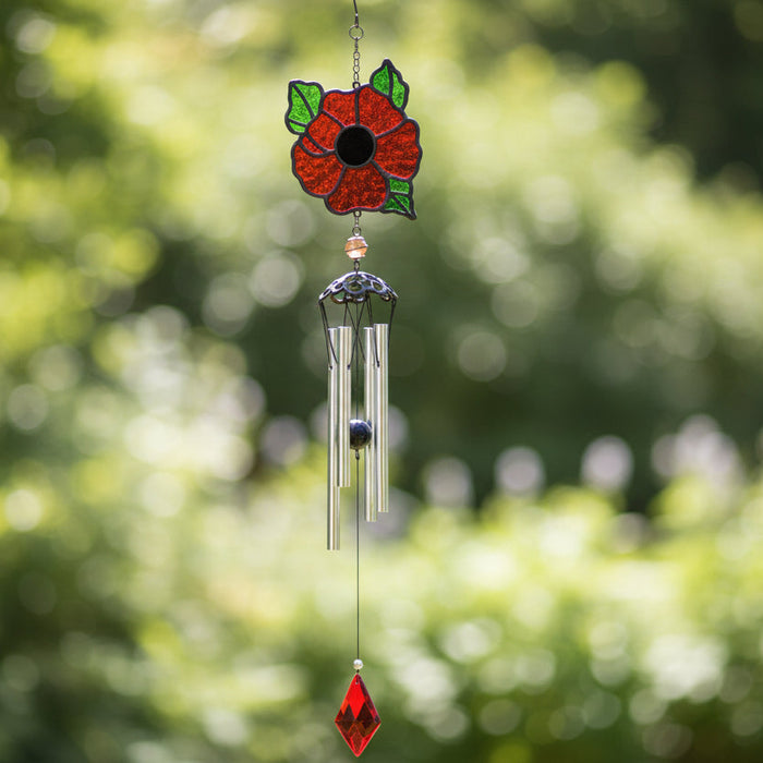 Suncatcher Poppy Windchime