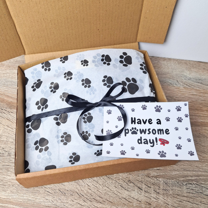 Paw Print Dog Gift Wrap
