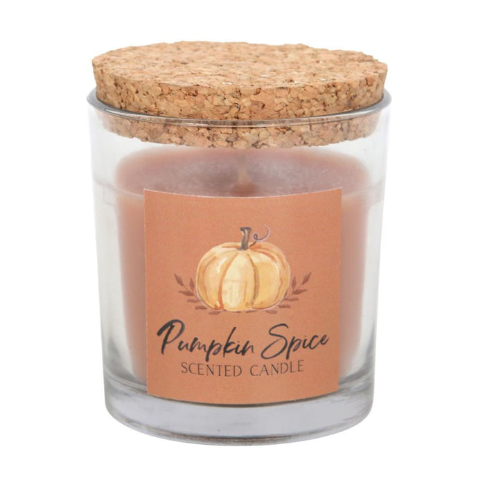 Autumn Pumpkin Spice Candle in glass pot
