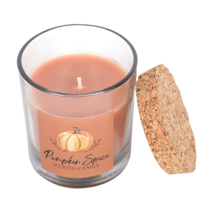 Autumn Pumpkin Spice Candle in glass pot