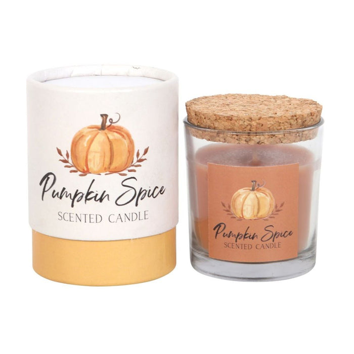 Autumn Pumpkin Spice Candle in glass pot