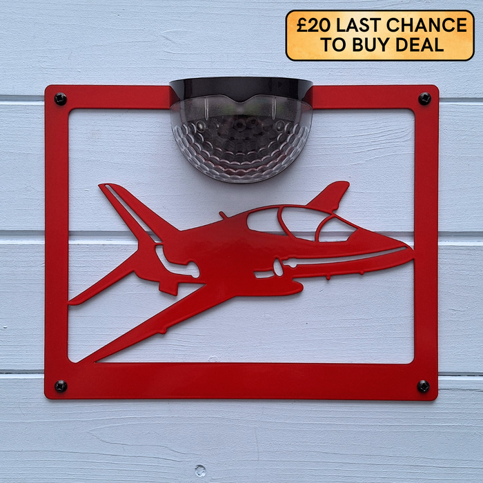 Red Hawk T1 Solar Light Wall Plaque