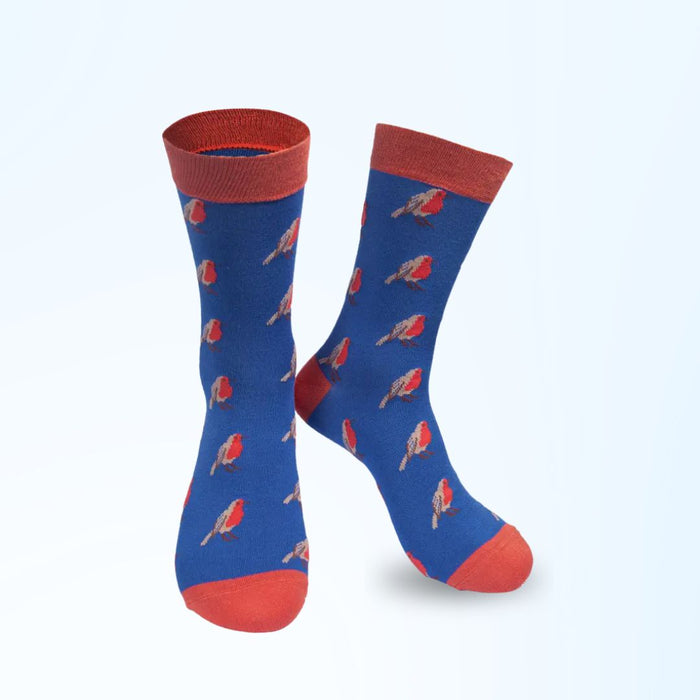 Red Robin Men's Bamboo Socks