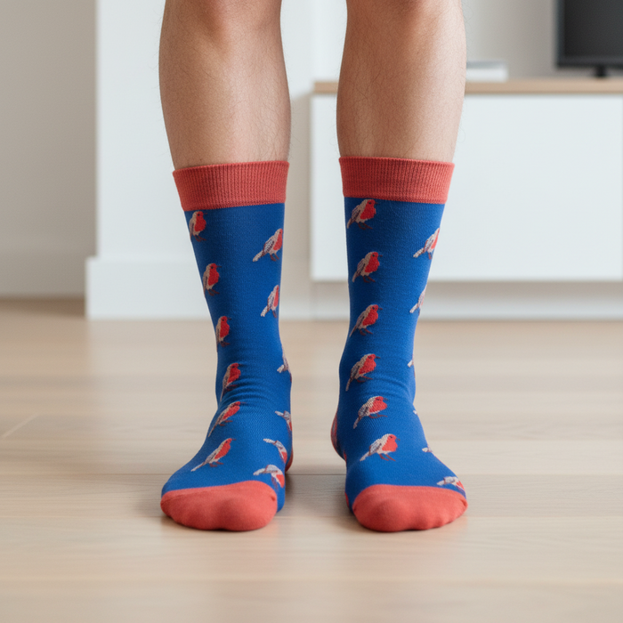 Red Robin Men's Bamboo Socks