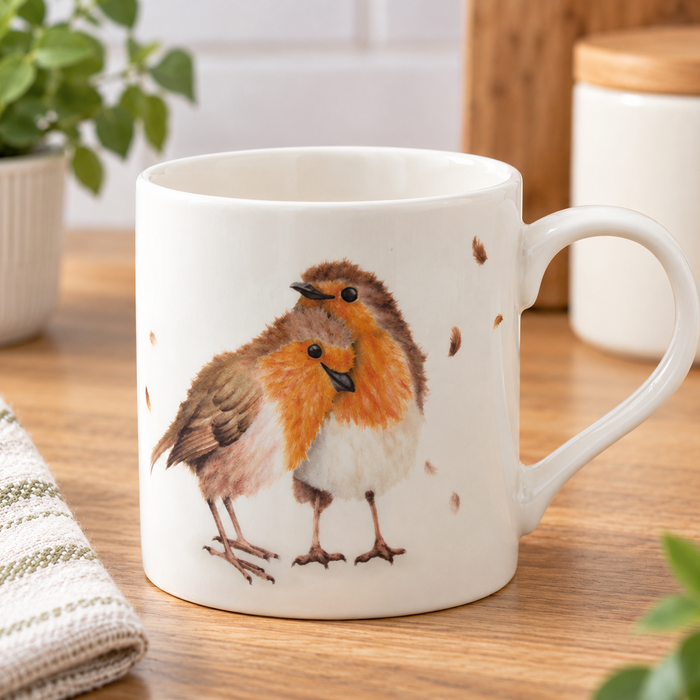 Clemency Bunn Robin Love Birds Mug