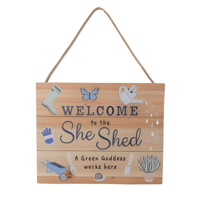 'She Shed' Garden Sign