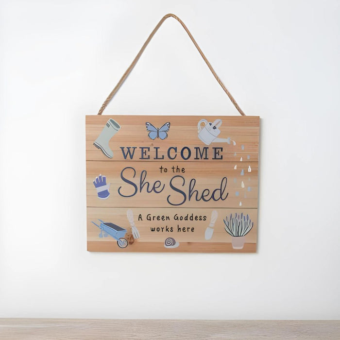 'She Shed' Garden Sign