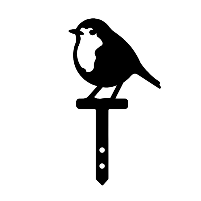IMPERFECT - Metal Robin Plant Pot Stake