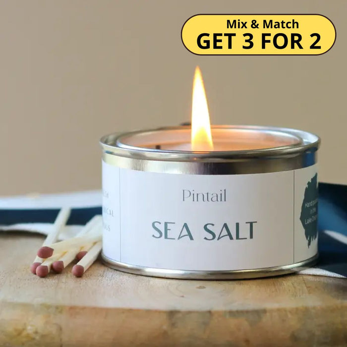 Sea Salt Paint Pot Candle