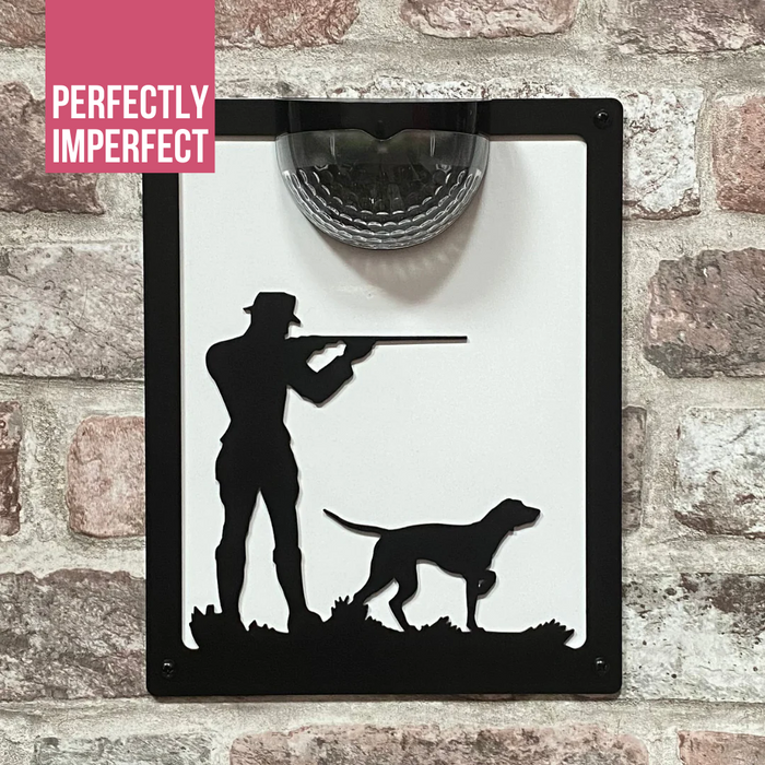 IMPERFECT- Shooter Solar Light Wall Plaque