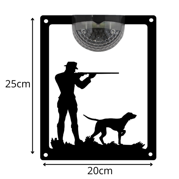 IMPERFECT- Shooter Solar Light Wall Plaque