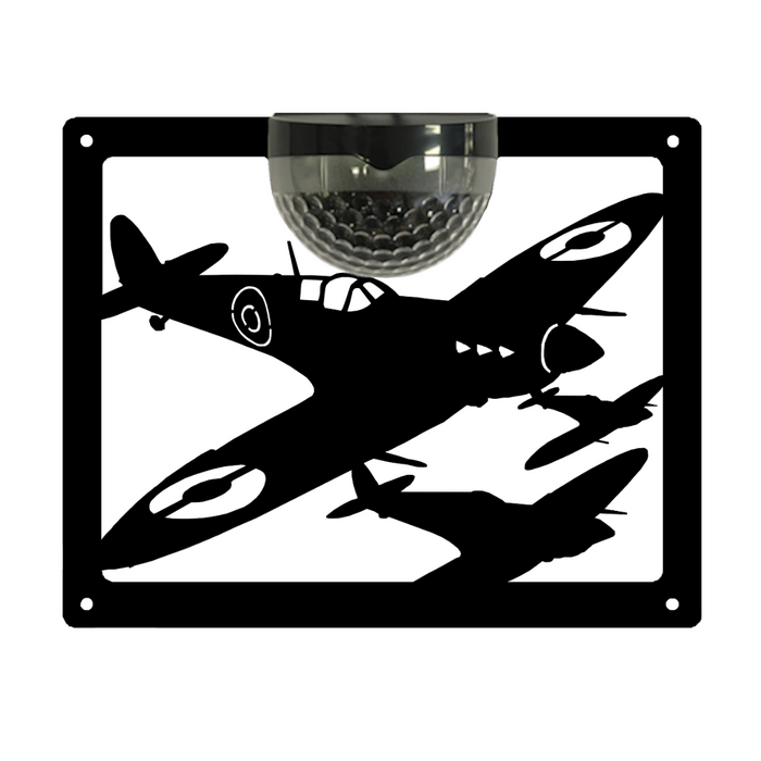 IMPERFECT - Spitfire Solar Light Wall Plaque