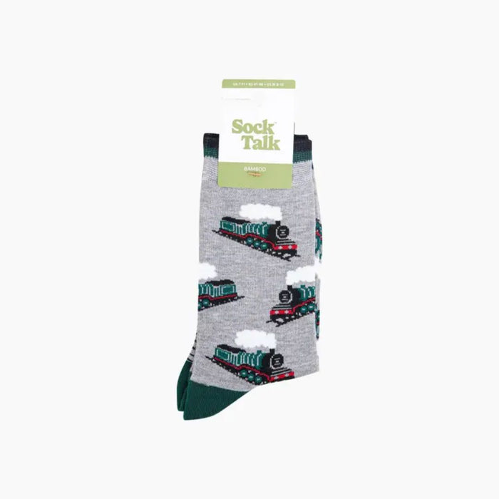 Steam Trains Men's Bamboo Socks
