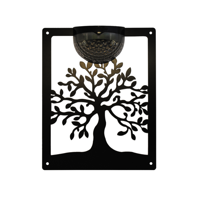 IMPERFECT- Tree Of Life Solar Light Wall Plaque