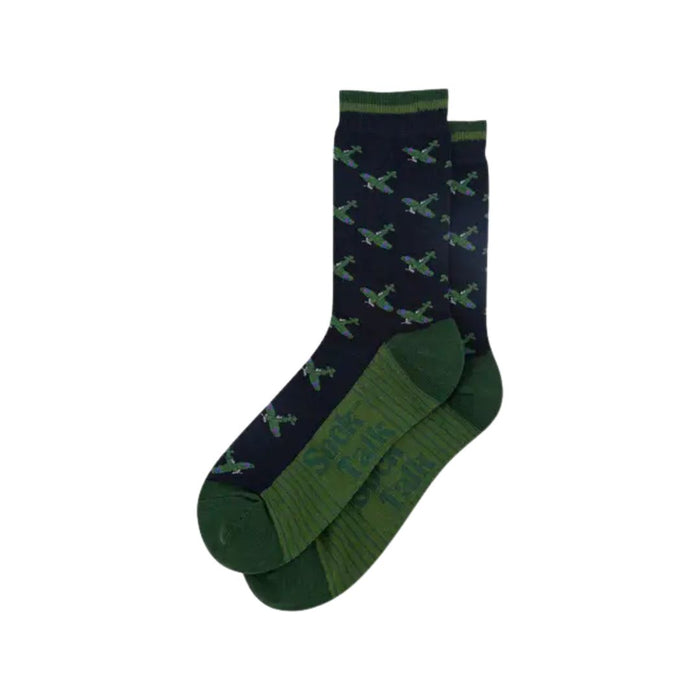 Vintage Airplanes Men's Bamboo Socks