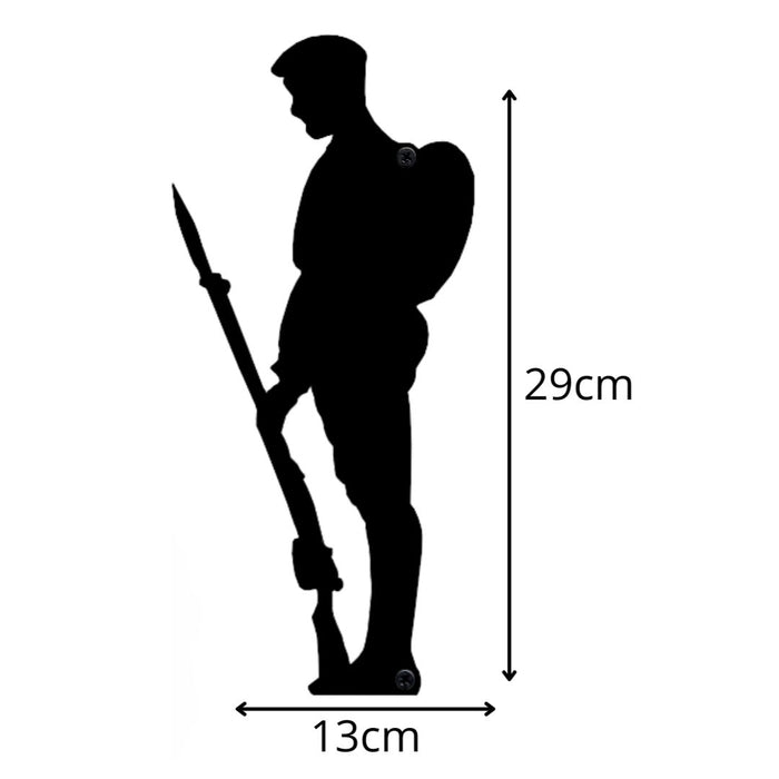 IMPERFECT- Remembrance Soldier (With Beret) Wall Art