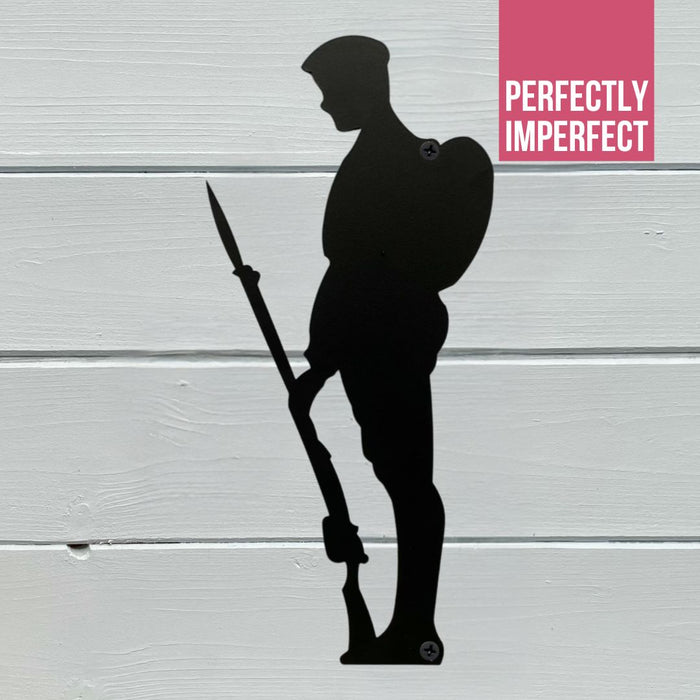 IMPERFECT- Remembrance Soldier (With Beret) Wall Art