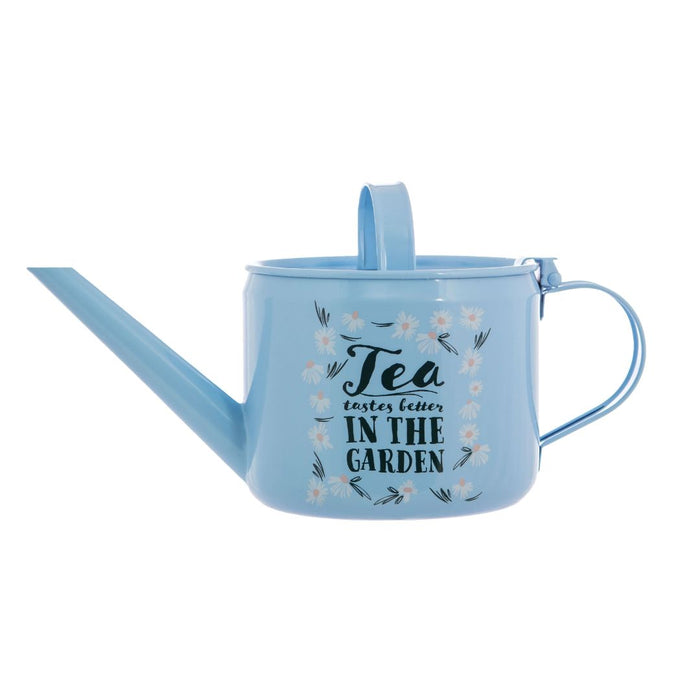 'In The Garden' Blue Watering Can Teapot