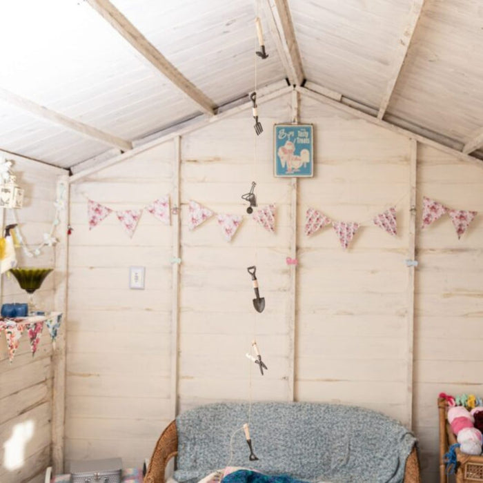 Decorative Handmade Rust Garden Tool Garland