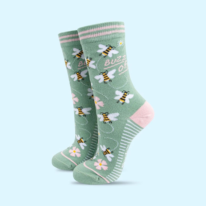 Buzz Off Bee Combed Cotton Socks