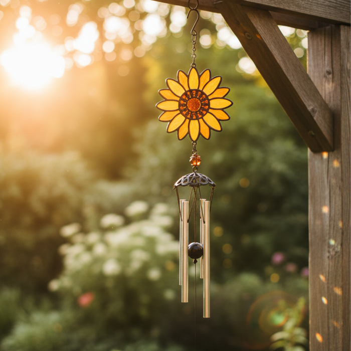 Sunflower Suncatcher Windchime