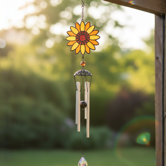 Sunflower Suncatcher Windchime
