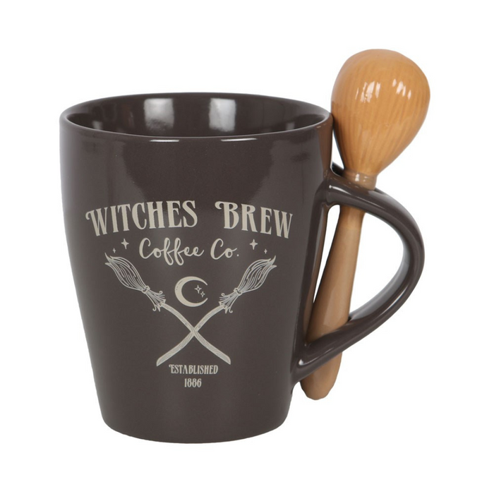 Witches Brew Coffee Mug and Spoon Set