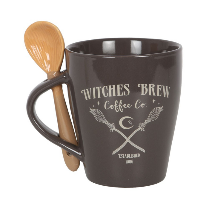 Witches Brew Coffee Mug and Spoon Set