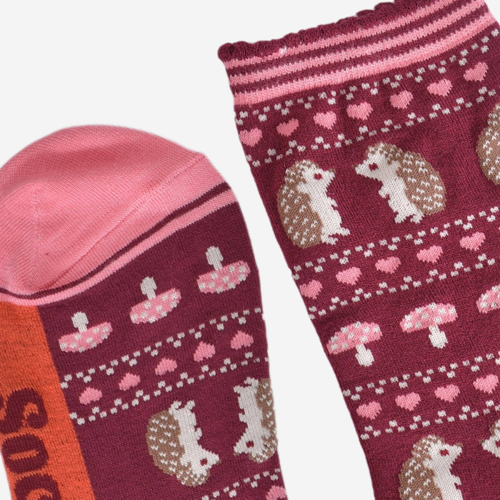 Women's Hedgehog Bamboo Socks