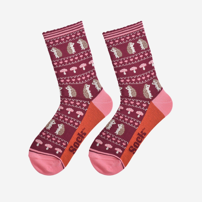 Women's Hedgehog Bamboo Socks