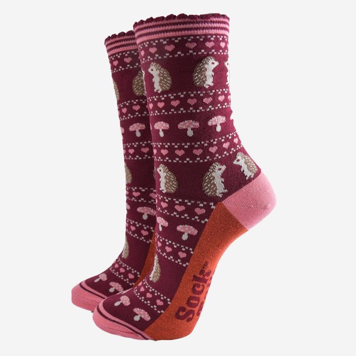Women's Hedgehog Bamboo Socks