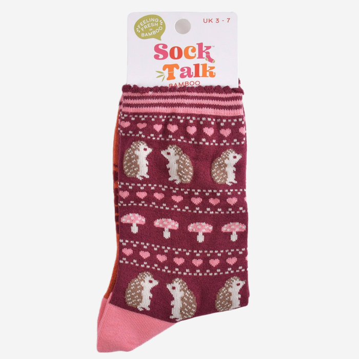 Women's Hedgehog Bamboo Socks
