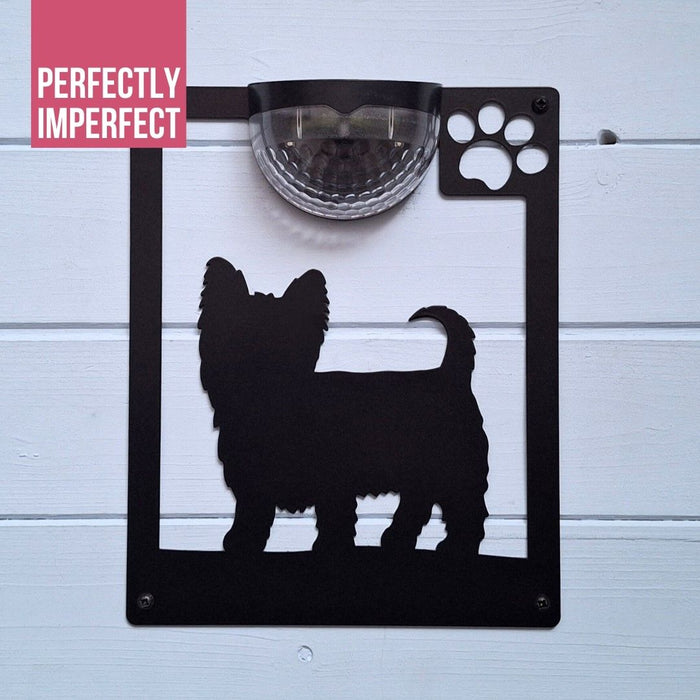 IMPERFECT- Yorkshire Terrier Dog (print on back)