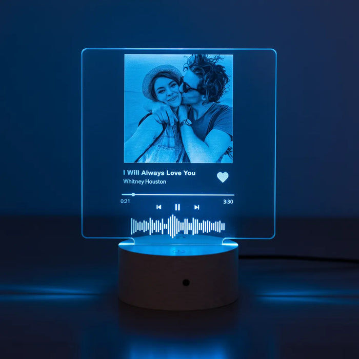 Music Player LED Night Light (You Can Personalise Me!)