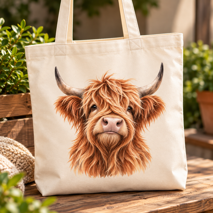 Highland Cow Tote Bag
