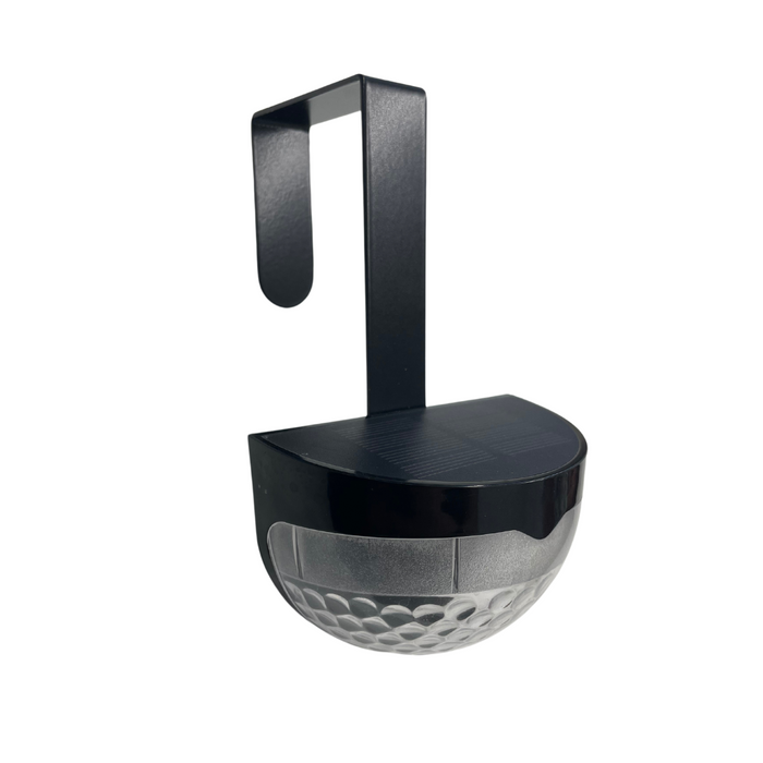 IMPERFECT - Hook Over Fence Solar Lights For Thicker Top Rails, 10cm (No screws required!!)