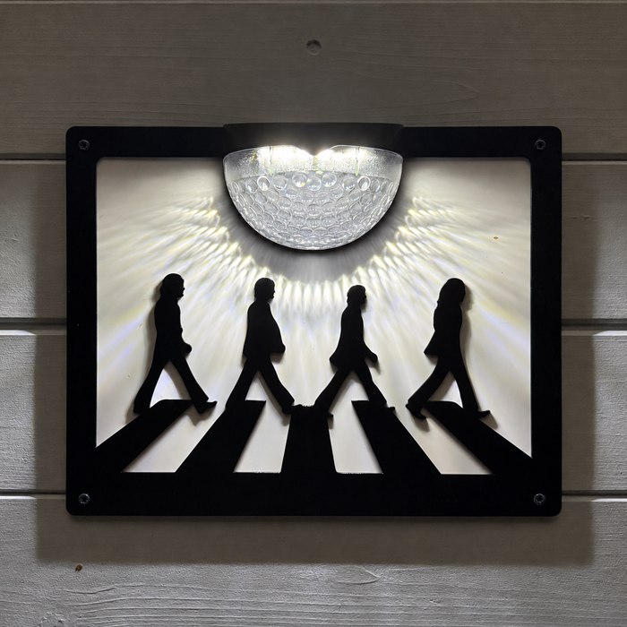 The Beatles Solar Light Wall Plaque