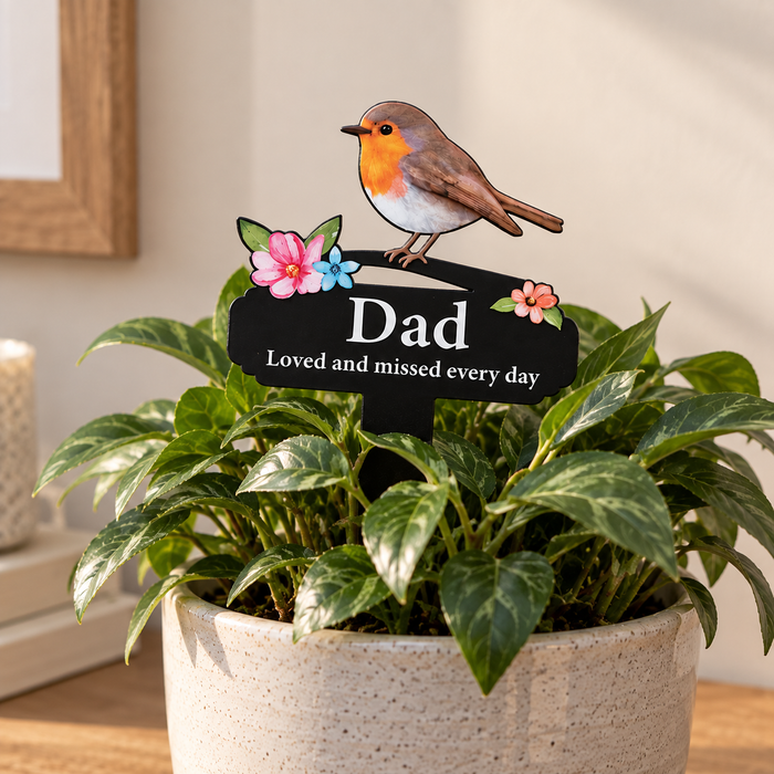 'Dad' Large Robin Pot Stake