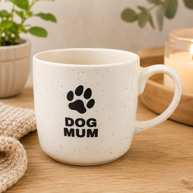 Dog Mum White Mug