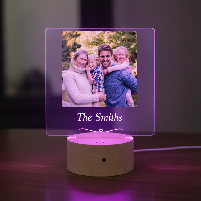 Family Photo LED Night Light (You Can Personalise Me!)