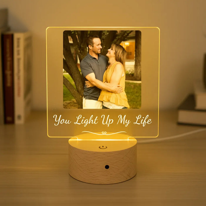 'You Light Up My Life' LED Night Light (You Can Personalise Me!)