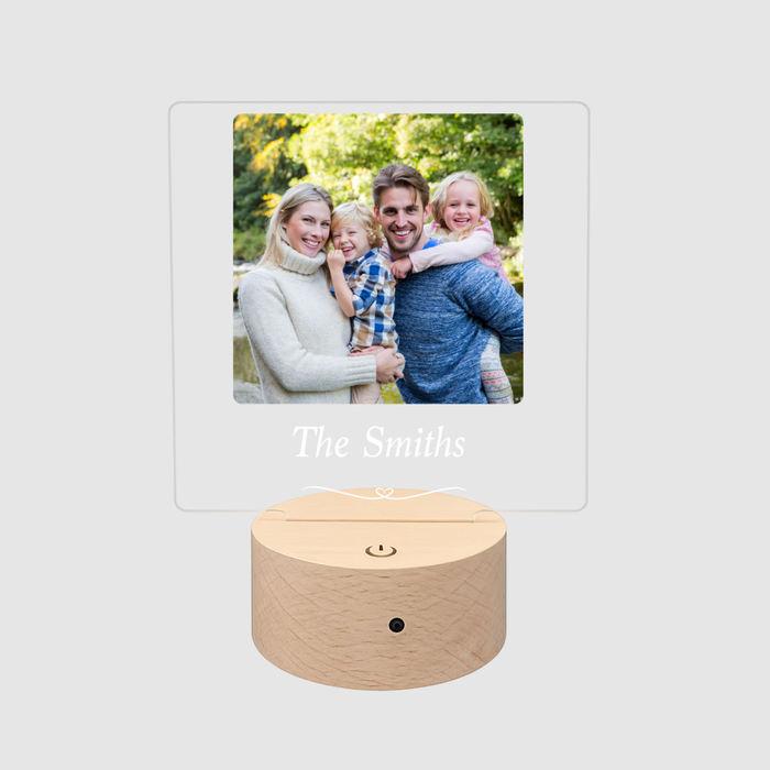 Family Photo LED Night Light (You Can Personalise Me!)